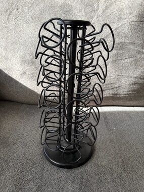 Black Rotating kcup Tree Rack